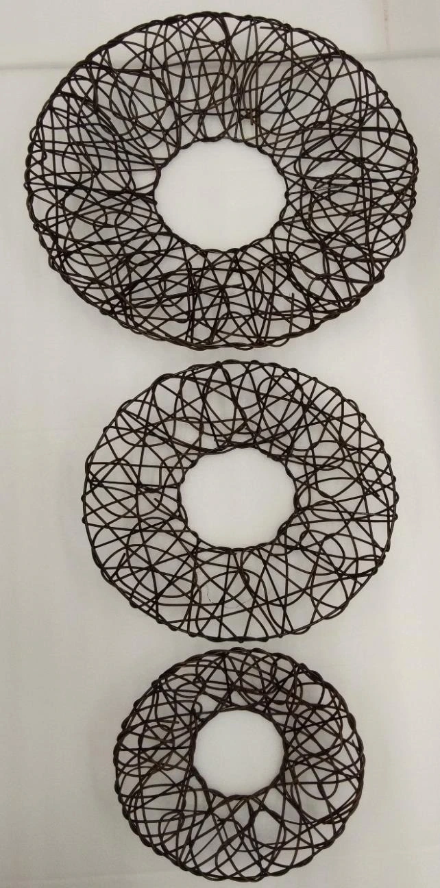 Decorative Base Half Ball Flat Set of 3 Round 30, 40, 50cm